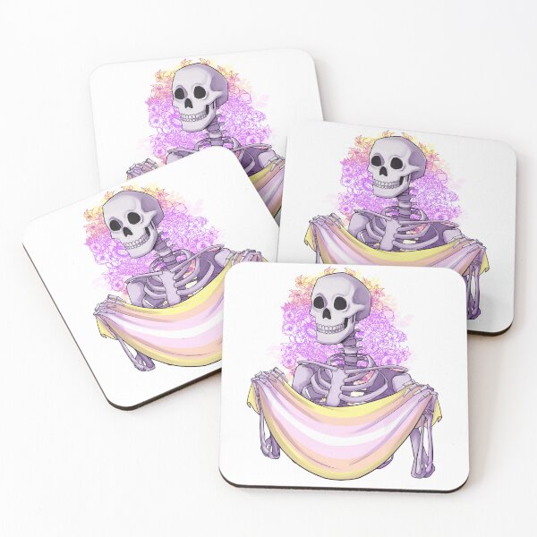 Item preview, Pangender Pride Skeleton designed and sold by StarSketchMEH.