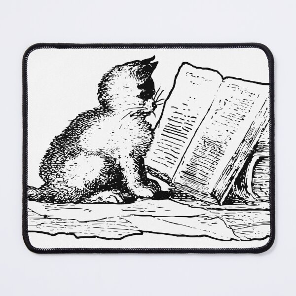 Item preview, Cat Reading Books designed and sold by BrightMint.