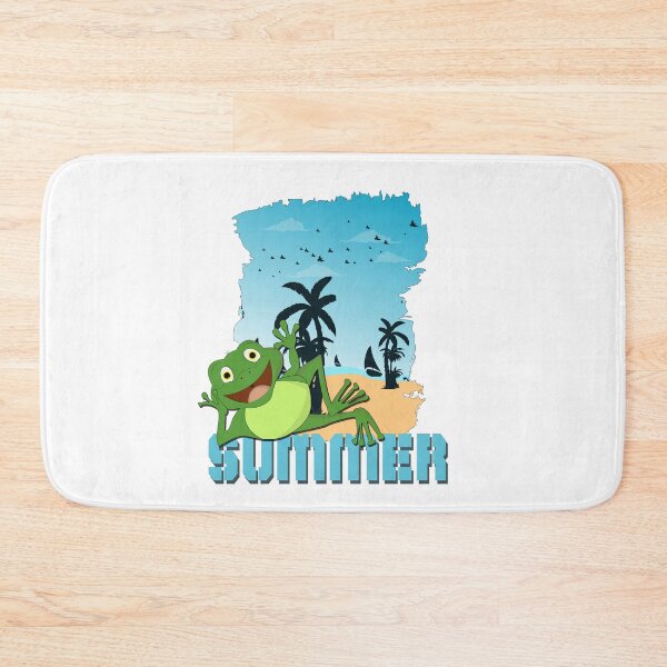 Item preview, Frog at The Beach designed and sold by Tamer ⭐⭐⭐⭐⭐.