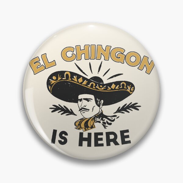 Item preview, El Chingon Is Here // Funny Mexican Vaquero Vintage Stamp designed and sold by TwoTenDesign.