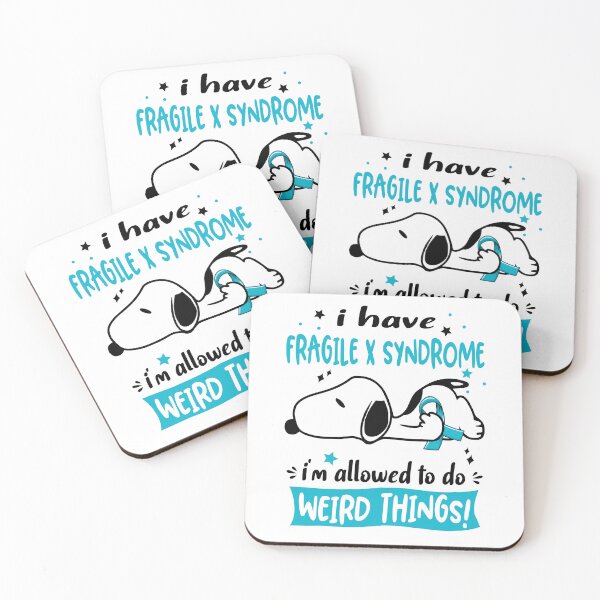 Aperçu de l'œuvre J'ai le syndrome de l'X fragile, j'ai le droit de faire des choses étranges ! créée et vendue par Wlsnpeggy.