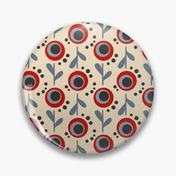 Item preview, Retro Blue Florals designed and sold by KathrinLegg.