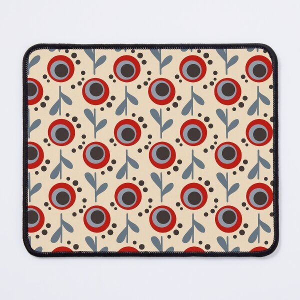 Item preview, Retro Blue Florals designed and sold by KathrinLegg.