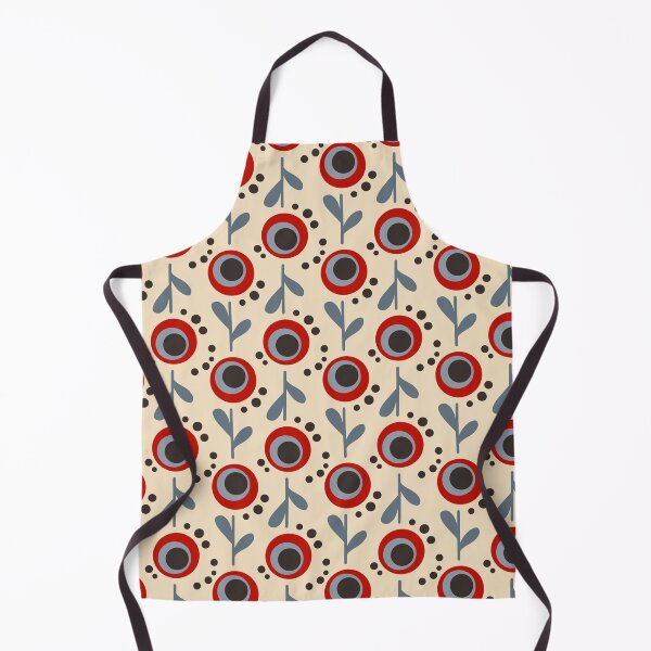 Item preview, Retro Blue Florals designed and sold by KathrinLegg.