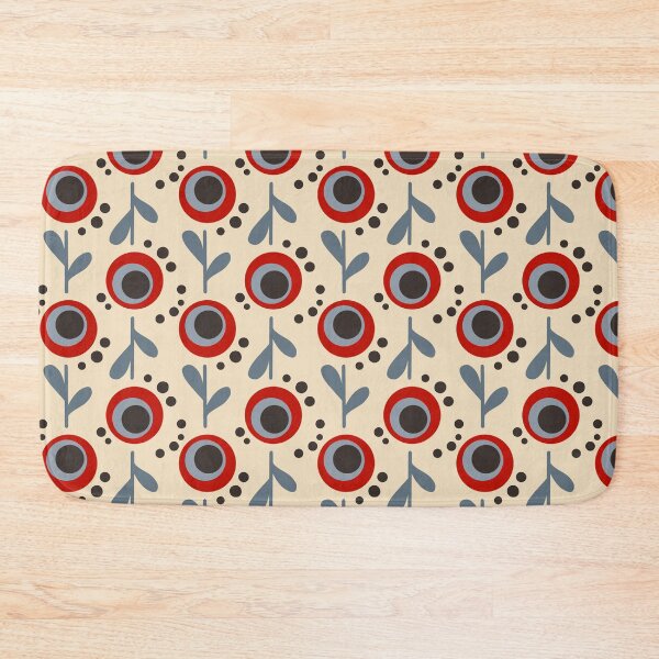 Item preview, Retro Blue Florals designed and sold by KathrinLegg.