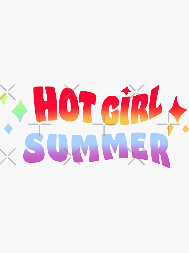 Hot Girl Summer Sticker For Sale By Mariahmdesign Redbubble 0920