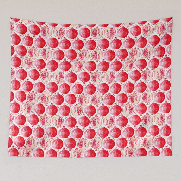 Item preview, pomegrenade watercolor fresh fruit designed and sold by nadja-petremand.