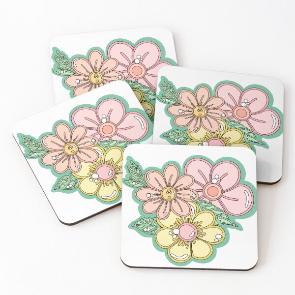 Item preview, groovy flowers designed and sold by faithyroseart.
