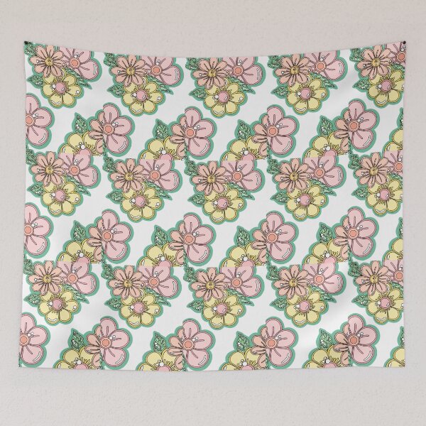 Item preview, groovy flowers designed and sold by faithyroseart.