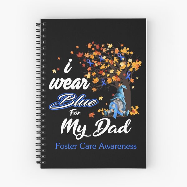 Item preview, Foster Care Awareness Ribbon Tree I Wear Blue For My Dad designed and sold by Hatjar.