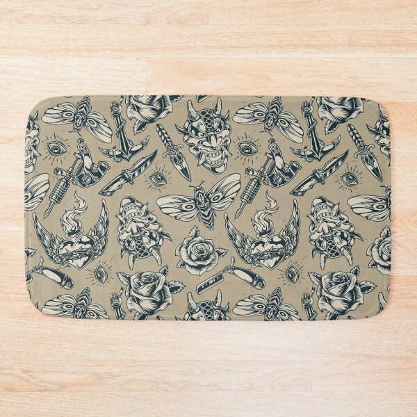 Item preview, Flash Tattoo Punk Pattern Design designed and sold by pretty-os.
