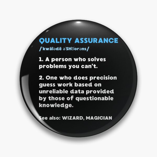 Item preview, FUNNY QUALITY ASSURANCE DEFINITION designed and sold by appareltolove.