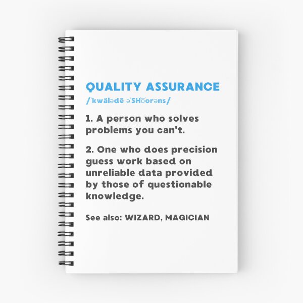 Item preview, FUNNY QUALITY ASSURANCE DEFINITION designed and sold by appareltolove.