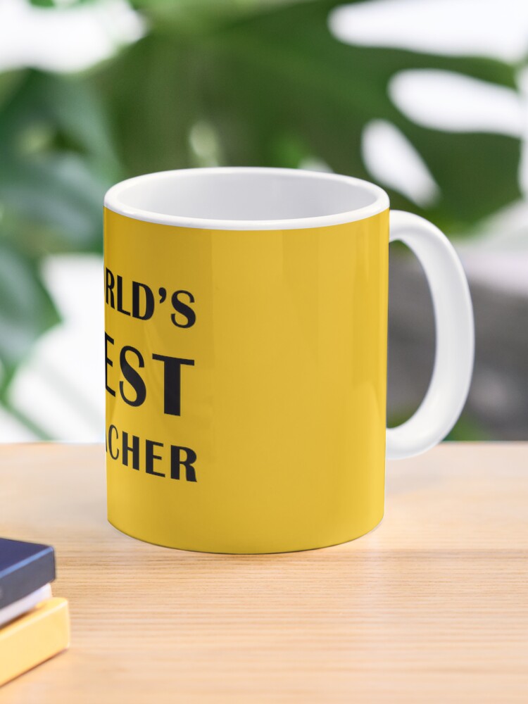 World's Best Teacher Ceramic Coffee Mug - Ecclesiastes 2:26