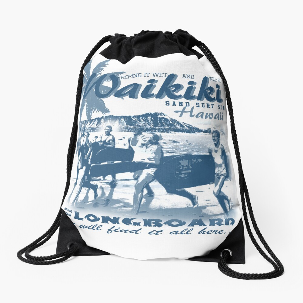 hawaii Drawstring Bag