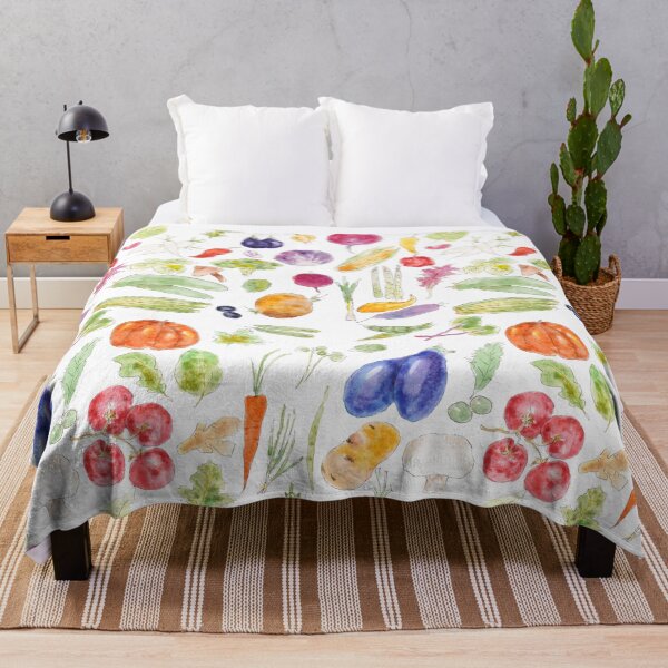 Item preview, hand painted colorful vegetable ink and watercolor collection  designed and sold by ColorandColor.