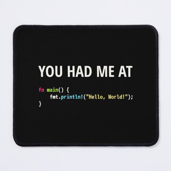 Item preview, You Had Me At Hello World - Rust Programmer in Love Design Fitted  designed and sold by SarcasmStyle.