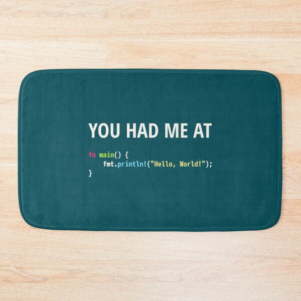 Item preview, You Had Me At Hello World - Rust Programmer in Love Design Fitted  designed and sold by SarcasmStyle.