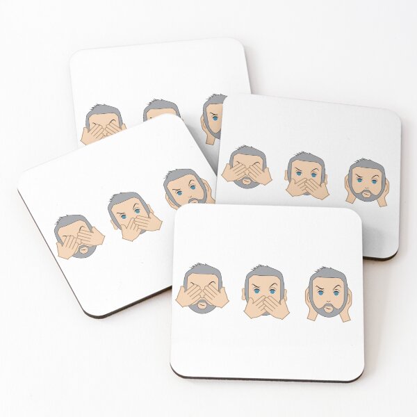 Item preview, See no evil, speak no evil, hear no evil - Greg designed and sold by The British Bunny Hop Shop.