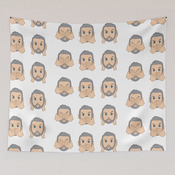 Item preview, See no evil, speak no evil, hear no evil - Greg designed and sold by The British Bunny Hop Shop.
