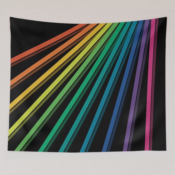 Item preview, Let Your Pride shine!! Happy Rainbow Rays Retro Vibes designed and sold by MunsyArt.