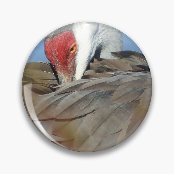 Item preview, Sleepy Sandhill Crane designed and sold by Jeffrey Mask.