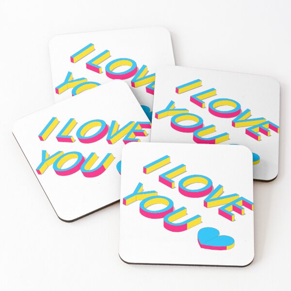 Item preview, I love you isometric design designed and sold by Abrahamjp.