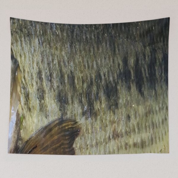 Item preview, Largemouth Bass Skin (Natural) Fish Scale Pattern designed and sold by CJRPics.