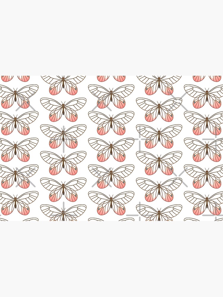Pink Glasswing Butterfly by Elisecv