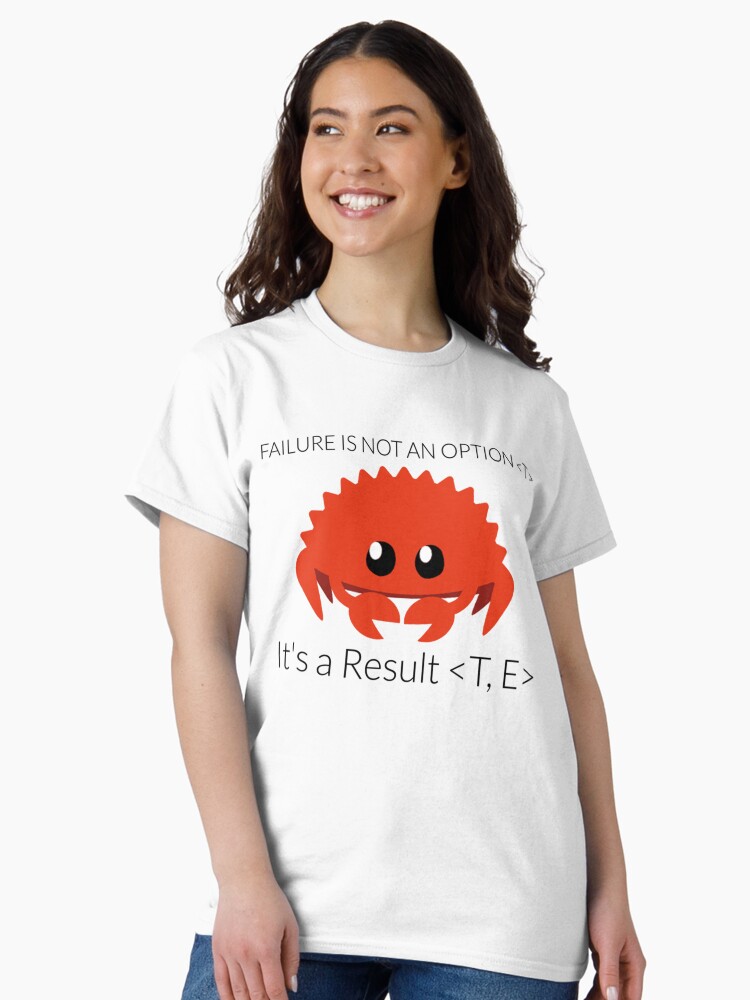 Thumbnail 1 of 7, Classic T-Shirt, Rust lang Merch Gift for rust language lovers designed and sold by SarcasmStyle.