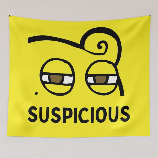 Item preview, Funny Suspicious Eyes designed and sold by INSOMNIAC101.