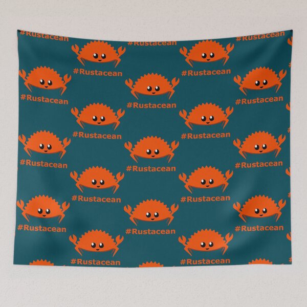 Item preview, Rust Language  Lang Unofficial Mascot - Ferris the crab Rustacean    designed and sold by SarcasmStyle.