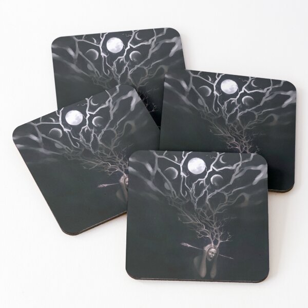 Item preview, Scream in darkness under the moon cycle designed and sold by SNIZHNA.