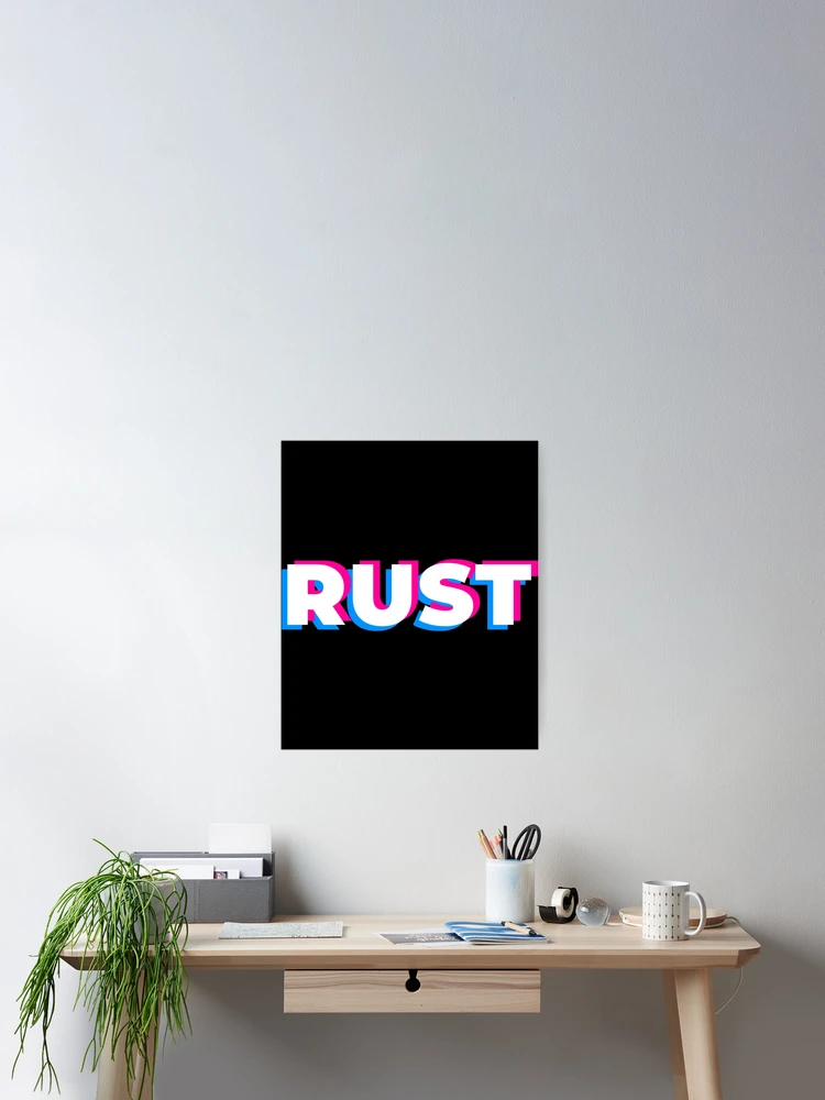 Thumbnail 2 von 3, Poster, Programmiersprache RUST - Lustiger Programmierer designt und verkauft von SarcasmStyle.