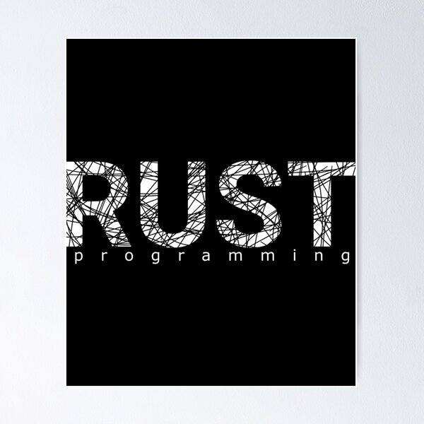 Artikel-Vorschau von Rust-Programmiersprachen-Premium, designt und verkauft von SarcasmStyle.