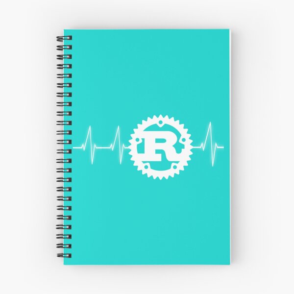 Item preview, Rust Programming logo heartbeat design design   designed and sold by SarcasmStyle.