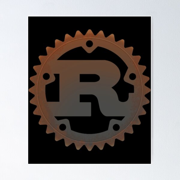 Artikel-Vorschau von Rusty Rust Offizielles bräunliches graues Logo, designt und verkauft von SarcasmStyle.