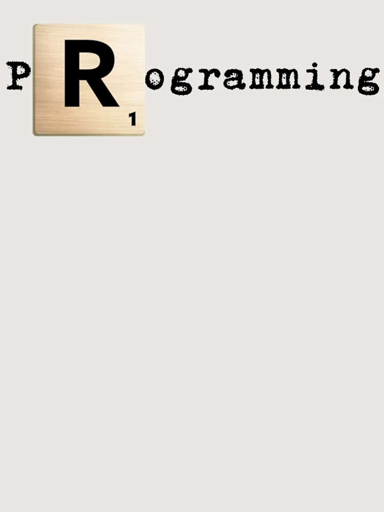 Thumbnail 6 of 6, Premium Oversized Hoodie, Scrabble R R programming designed and sold by SarcasmStyle.