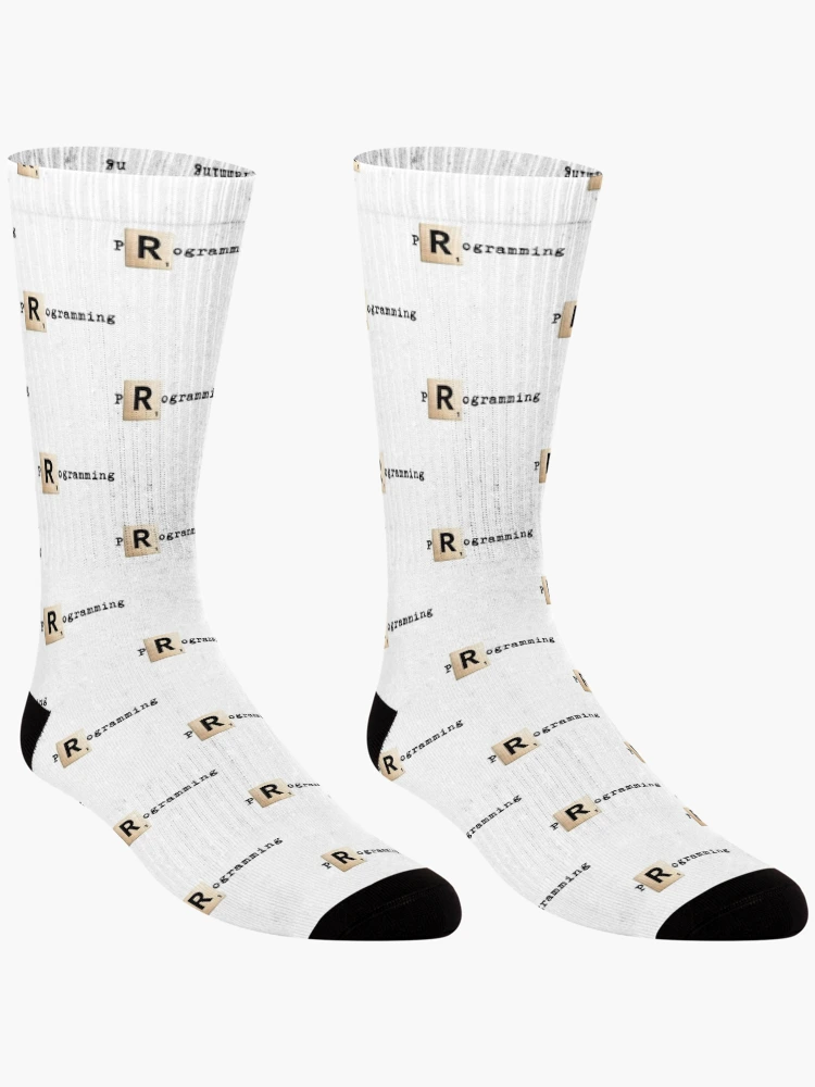 Thumbnail 3 of 5, Socks, Scrabble R R programming designed and sold by SarcasmStyle.