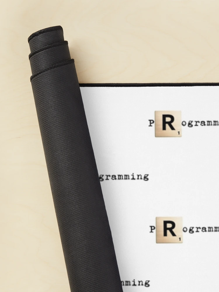 Thumbnail 2 of 5, Mouse Pad, Scrabble R R programming designed and sold by SarcasmStyle.