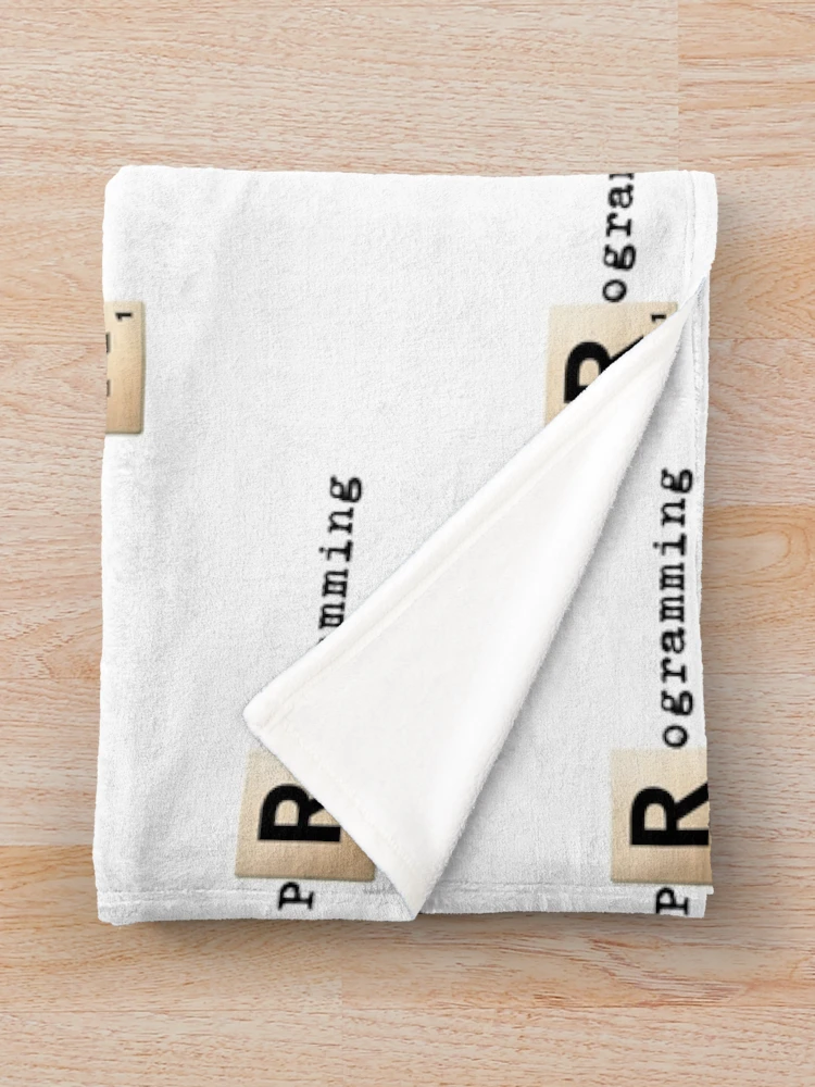 Thumbnail 3 of 6, Throw Blanket, Scrabble R R programming designed and sold by SarcasmStyle.