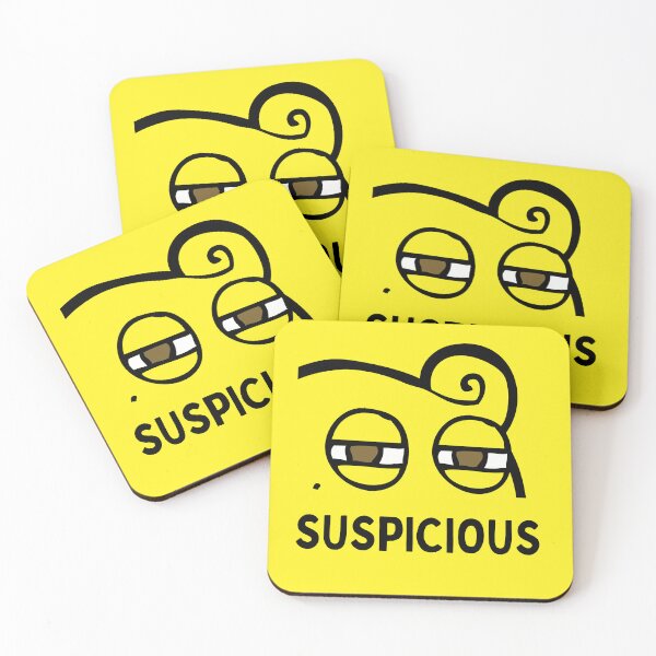 Item preview, Funny Suspicious Eyes designed and sold by INSOMNIAC101.