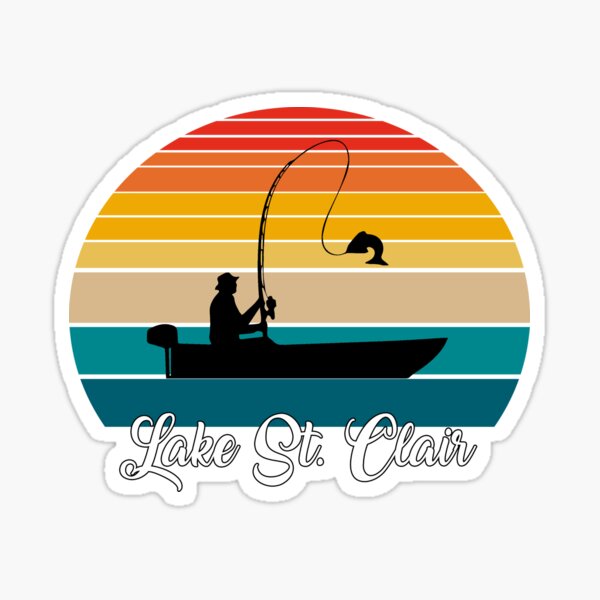 Item preview, Lake St. Clair Fishing Spot designed and sold by brunodlo.