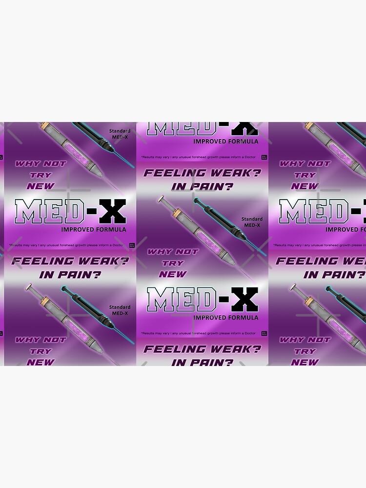 MEDX New & Improved Purple Version Falllout Company Advert Bath Mat