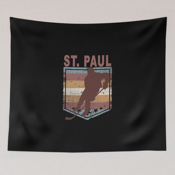 Item preview, Retro Hockey St Paul Minnesota Sticker designed and sold by joannonapk6.