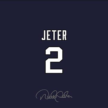 Derek Jeter #2 Jersey Number T-Shirts - Clothfusion Tees, essential t-shirts