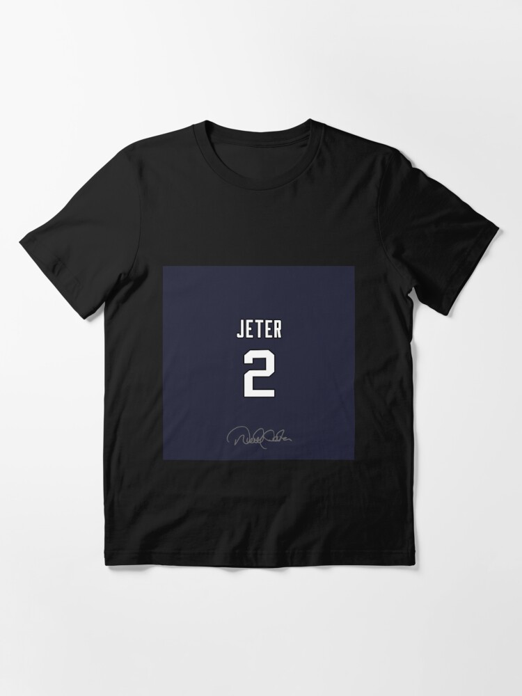 Derek Jeter #2 Jersey Number T-Shirts - Clothfusion Tees, essential t-shirts