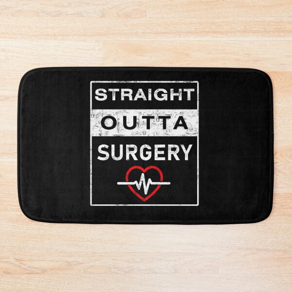 Item preview, Straight Outta Surgery heart ECG designed and sold by TeeHDesigner.