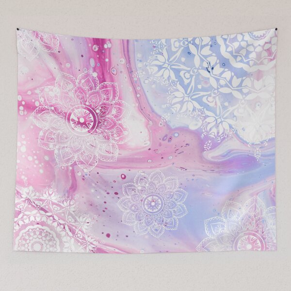 Item preview, Artistic Pink Purple Blue Mandala Paint Pattern! designed and sold by davechi-stone.