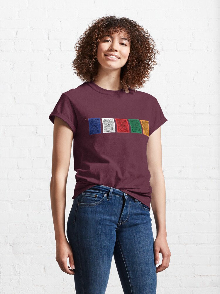 Alternate view of PRAYER FLAGS Classic T-Shirt